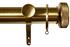 Jones Esquire 50mm Pole Brushed Gold, Etched Disc