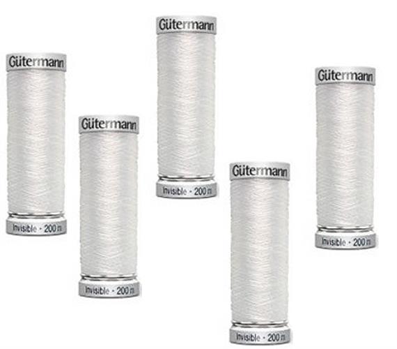 Gutermann Sulky Invisible Thread (Ticket 270), Clear