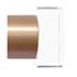 Jones Strand 35mm Pole Finial Only Rose Gold, Acrylic End Stopper