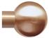 Jones Strand 35mm Pole Finial Only, Metal Ball, Rose Gold