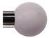 Jones Strand 35mm Pole Finial Only Black Nickel, Heather Painted Ball
