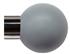 Jones Strand 35mm Pole Finial Only Black Nickel, Lead Painted Ball