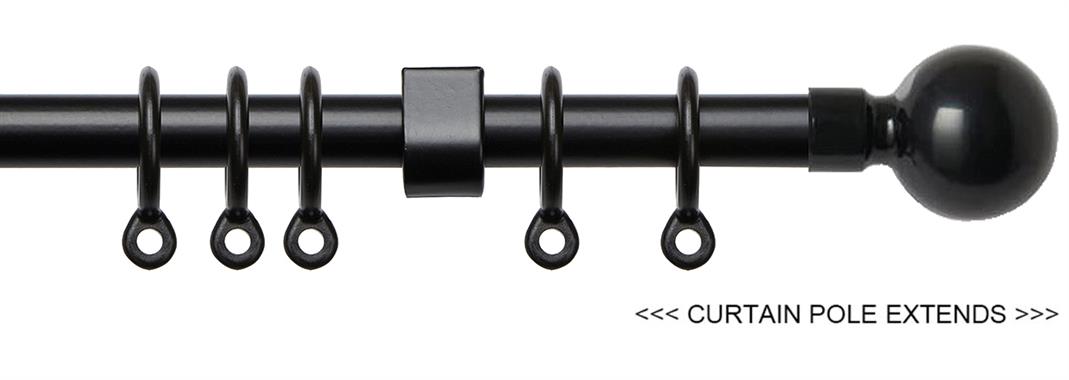Speedy 13mm-16mm Extendable Pole Black, Ball