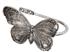 Jones Ecuador Holdback, Butterfly, Antique Silver