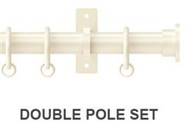 Arc 25mm Metal Double Pole Linen, Disc