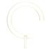 Arc 25mm Passing Curtain Rings, Linen