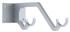Arc 25mm Metal Double Passing Bracket, Soft Silver