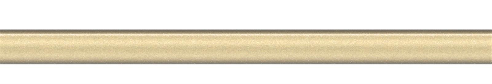 Arc 25mm Metal Curtain Pole only, Soft Brass