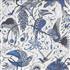 Clarke & Clarke Animalia Audubon Blue Wallpaper