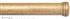 Byron Chalfont 35mm 45mm Ext Pole Gold Distressed End Cap