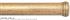 Byron Chalfont 35mm 45mm Double Pole Gold Distressed End Cap