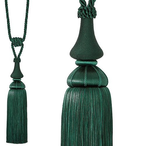 Hallis Ascot Curtain Tassel Tieback Emerald