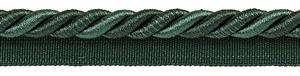 Hallis Ascot Flanged Piping Cord, Emerald
