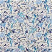 Beaumont Textiles Sunset Hummingbird Azure Fabric