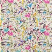 Beaumont Textiles Sunset Hummingbird Pistachio Fabric
