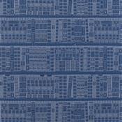 Beaumont Textiles Tru Blu Library Indigo Fabric