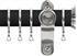 Renaissance Accents 50mm Cool Black Lux Pole, Polished Silver Fynn Endcap
