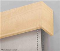 Hallis Cov-A-Blind Straight Wood Pelmet, Maple