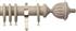 Jones Seychelles 40mm Handcrafted Pole Truffle, Brass, Fluted Urn