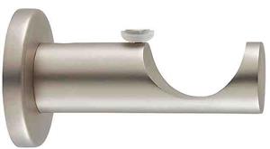 Ice 35mm Pole Cylinder Bracket, Satin Nickel