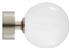 Ice 35mm Finial Only, Pure, Satin Nickel