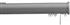 Silent Gliss Corded Metropole 30mm 7630 Slate Grey Stud Endcap Finial