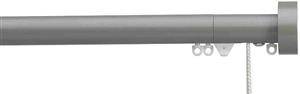 Silent Gliss Corded Metropole 30mm 7630 Slate Grey Design Endcap Finial