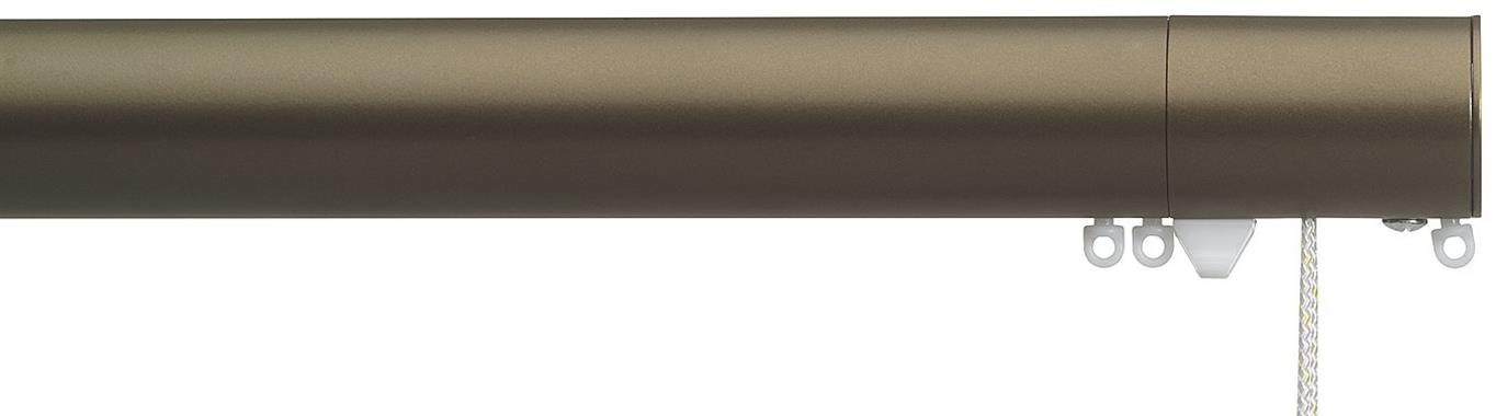 Silent Gliss Corded Metropole 50mm 7640 Antique Bronze Flush Endcap Finial