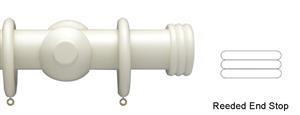 Advent 35mm Reeded Endcap Curtain Pole Finial Only