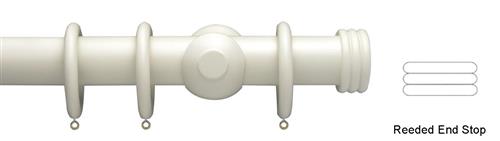 Advent 47mm Reeded Endcap Curtain Pole Finial Only, for use with 
the 47mm Advent Curtain Poles