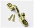 Renaissance Security Tieback Hook, Polished Brass