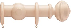 Advent 35mm Curtain Pole Candy Reeded Ball