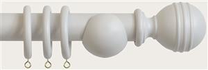 Laura Ashley 35mm Pole Steel Ribbed Ball 