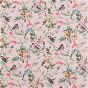 Beaumont Textiles Cottage Garden Songbirds Summer Fabric