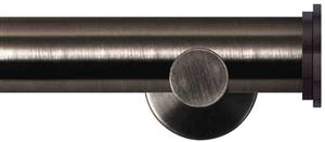 Renaissance Dimensions 28mm Contemporary Eyelet Pole Gun Metal, Fynn Endcap