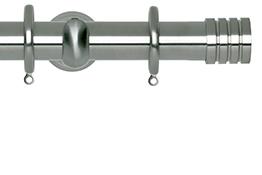 Neo 28mm Curtain Pole Stainless Steel Cup Stud