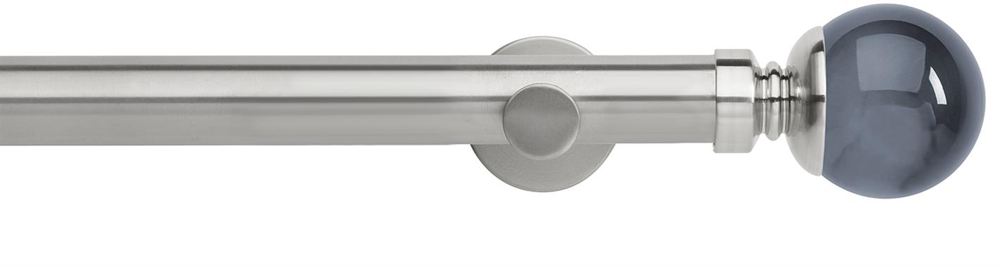 Neo Premium 35mm Eyelet Pole Stainless Steel Smoke Grey Ball