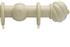 Advent 47mm Curtain Pole Somerset White Spiral Ball