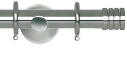 Neo 28mm Curtain Pole Stainless Steel Cylinder Stud