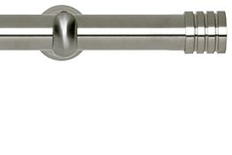Neo 28mm Eyelet Curtain Pole Stainless Steel Cup Stud
