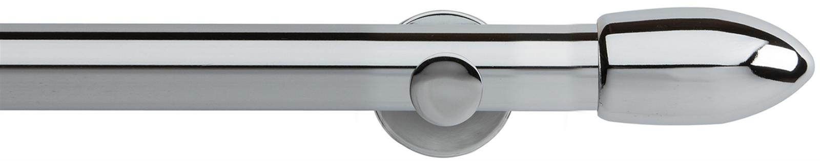Neo 35mm Eyelet Pole Chrome Bullet