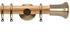 Neo 28mm Oak Wood Pole, Spun Brass, Trumpet