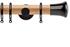 Neo 35mm Oak Wood Pole, Black Nickel, Trumpet