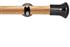 Neo 28mm Oak Wood Eyelet Pole, Black Nickel Cup, Trumpet