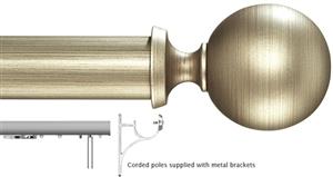Byron Tiara 45mm Corded Pole Light Pearl, Modern Ball