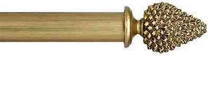 Byron Manor 45mm 55mm Curtain Pole Antiqued Gold Haggerston
