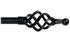 Cameron Fuller 32mm Metal Curtain Pole Black Cage