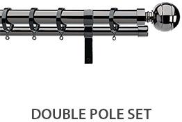 Integra Double Layer Pole Black Nickel