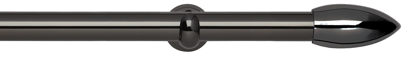 Neo 28mm Eyelet Pole Black Nickel Cup Bullet