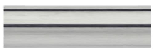 Rolls Neo 35mm by Hallis Hudson Curtain Pole Only, Stainless Steel, compatible with the Rolls 35mm Neo components